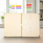 Manila Pocket Binder Multiple Pockets Expanding File Folder Expanding Document Organizer Easy to Organize Office Storage