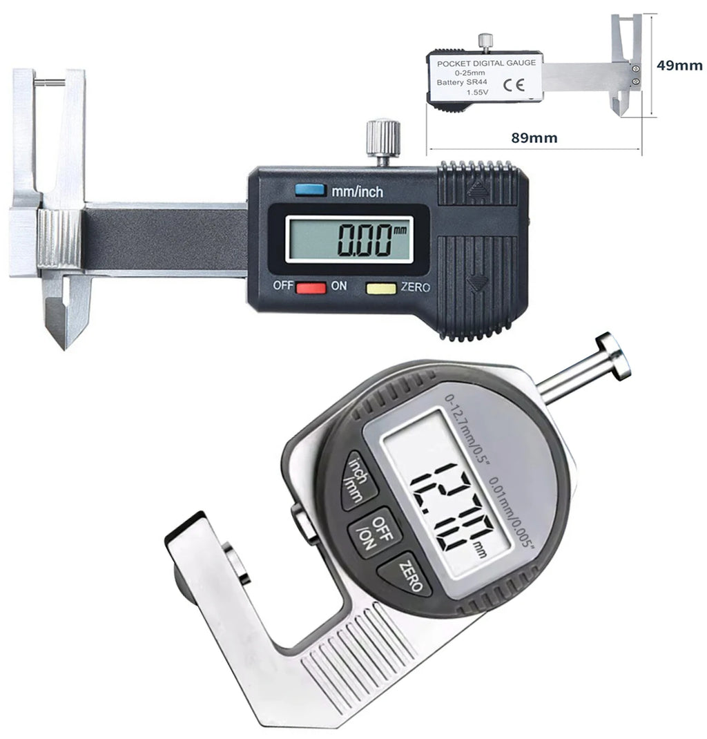 Digital Thickness Gauge Measuring Tools Electronic Meter Measure Diamond Gem pocket Gauge jewelry Micrometer Vernier caliper