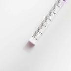 Transparent Straight Ruler High Quality 20CM Acrylic Scale Ruler Gradient Color Quadrangular Ruler Creative Stationery