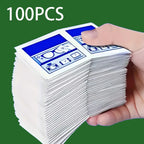 100PCS Disposable Eyeglass Cleaning Wipes - Individually Packaged, Suitable for Eyeglasses, Smartphones, Tablet Screens