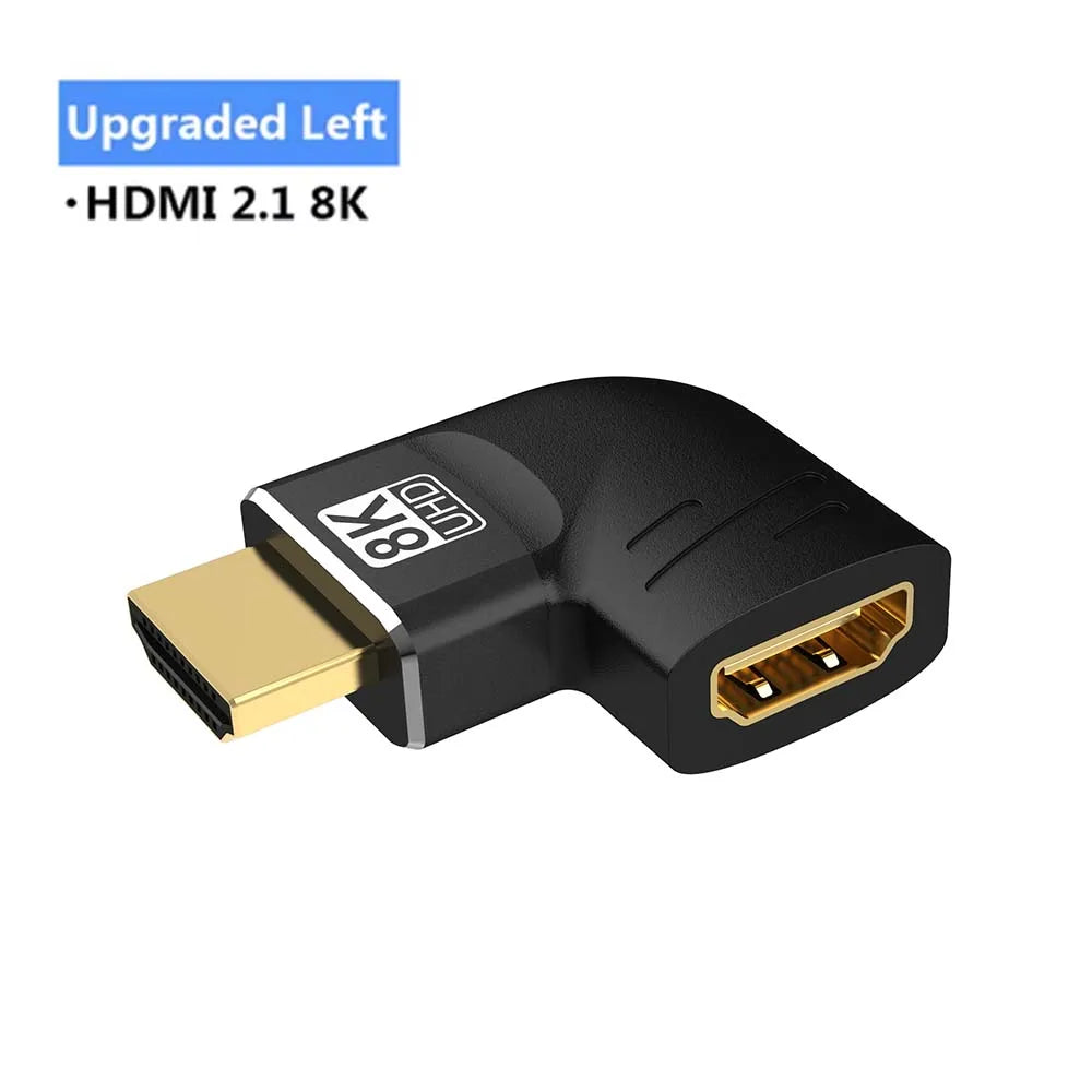 HDMI Coupler 8K, HDMI 2.1  Connector HDMI Extension Adapter, Support 8K@60Hz / 4K@120Hz 120UHD, 3D, HDR