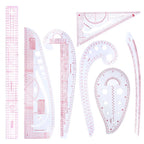 KRABALL Sewing Ruler Set Measure Patchwork Tailor French Curve Ruler for Fabric Drawing Template DIY Sewing Accessories Tool