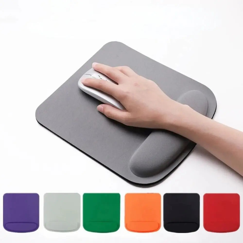 Simple EVA Wrist Rest Mouse Pad Solid Color Office Accessories Ergonomic Mouse Mat Thick Sponge Gaming Office Mousepad