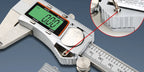 150mm Backlit Digital Caliper Stainless Steel Metal Calipers 6inch LCD Display Electronic Vernier Caliper Measuring Tool Gauge
