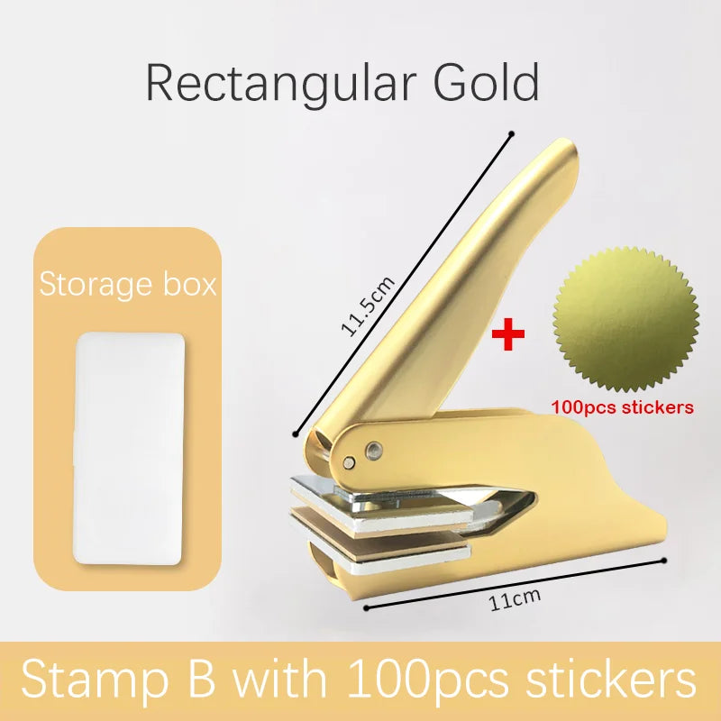 Book Wedding Embosser Stamps Customized Designs Personalized Embossing Stamp Custom Handheld Envelope Invitation Card Seals DIY