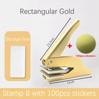Book Wedding Embosser Stamps Customized Designs Personalized Embossing Stamp Custom Handheld Envelope Invitation Card Seals DIY
