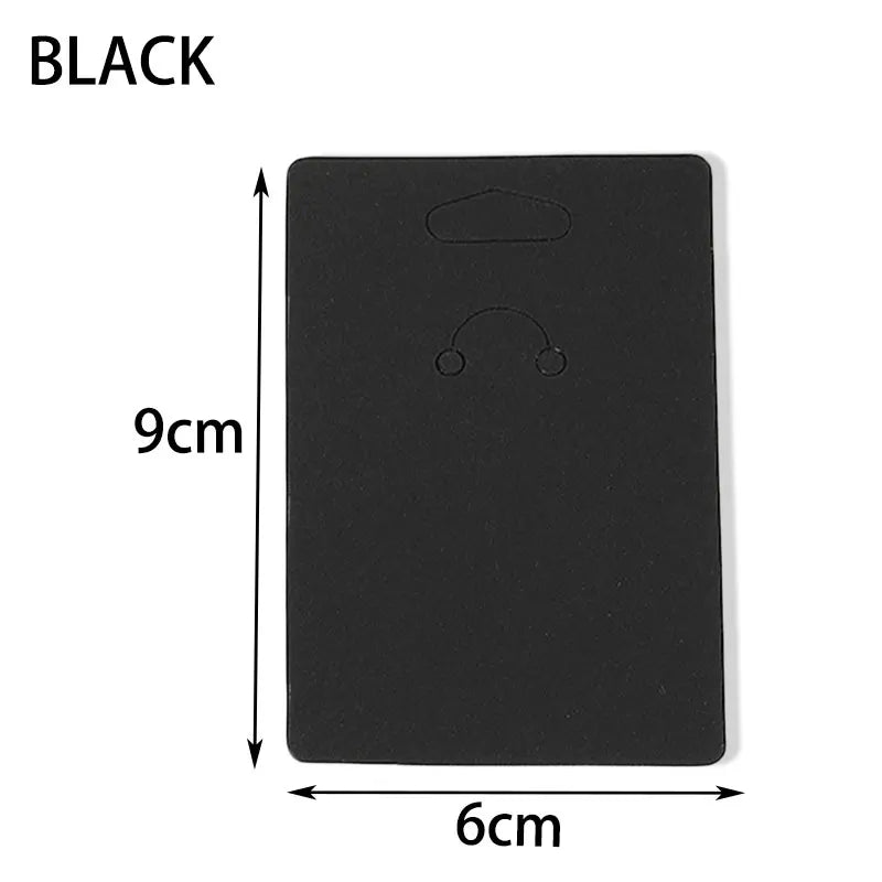 50pcs 7.5x12cm Keychain Packing Cards Kraft Paper Cards for diy Jewelry Keychain Display Cardboard Keyrings Retail Price Tags
