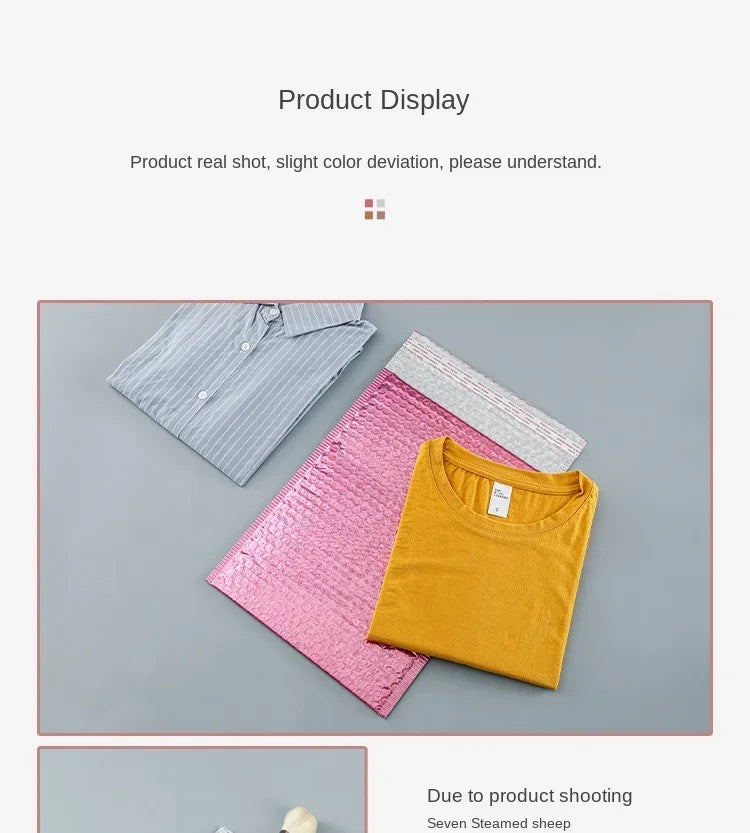 10Pcs/Lot Bubble Mailers Aluminized Bags Laser Envelope Self Seal Postal Gift Packaging Bags Book Shipping Package Colorful Bags