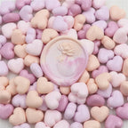 100pcs Heart-Shaped Sealing Wax Beads for Wax Seal Stamp, Great For Embellishment Of Card Envelope, Wedding Invitation