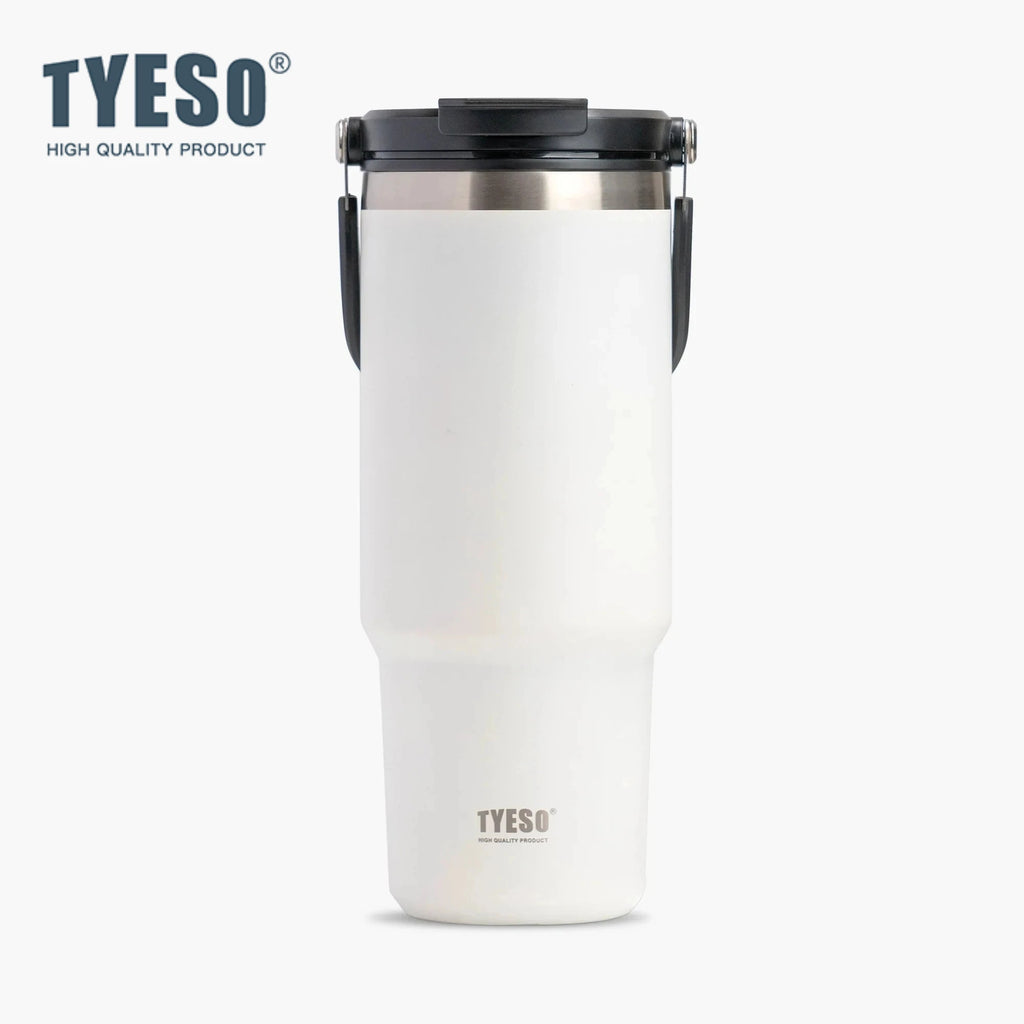 Tyeso 1200ML Vacuum Flasks Stainless Steel Coffee Cup Cold Hot Double-layer Insulated Tumbler Thermo Water Bottle Car Travel Mug