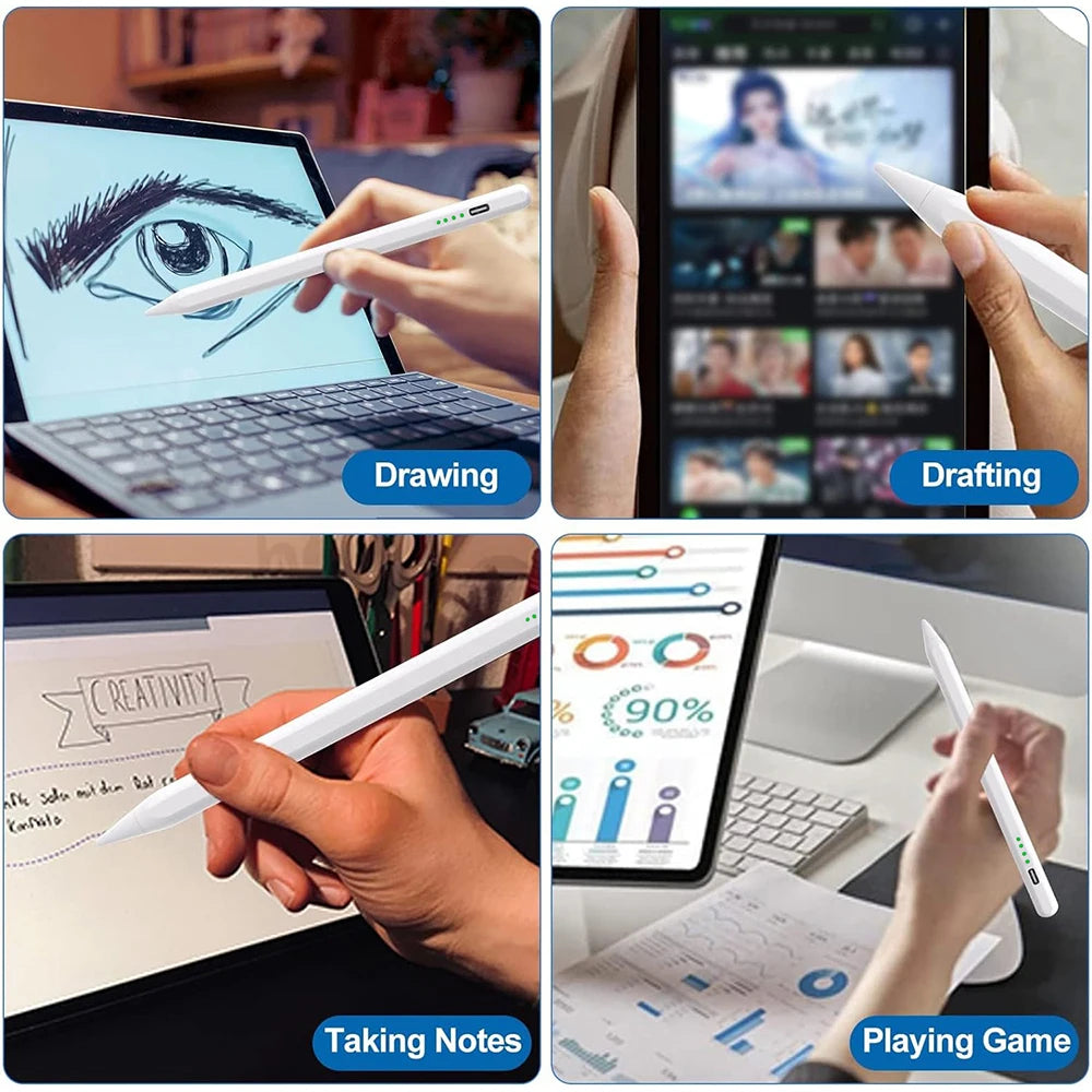 Universal Actiive Stylus Pen For Android IOS iPad 9th 10th MINI 6 7 Tablet Touch Pencil Drawing For Huawei Lenovo P12 M10 Y700