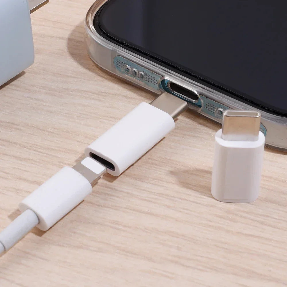5-1Pcs Lightnning Female To Type C Male Adapter for iPhone 17 16 15 Samsung USB C Charging Converters IOS To Type C Converter
