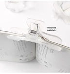 Transparent Plastic Book Clip Simple Reading Aid Fixed Book Holder Bookmarks Creative Design Practical Note Holder for Bookstore