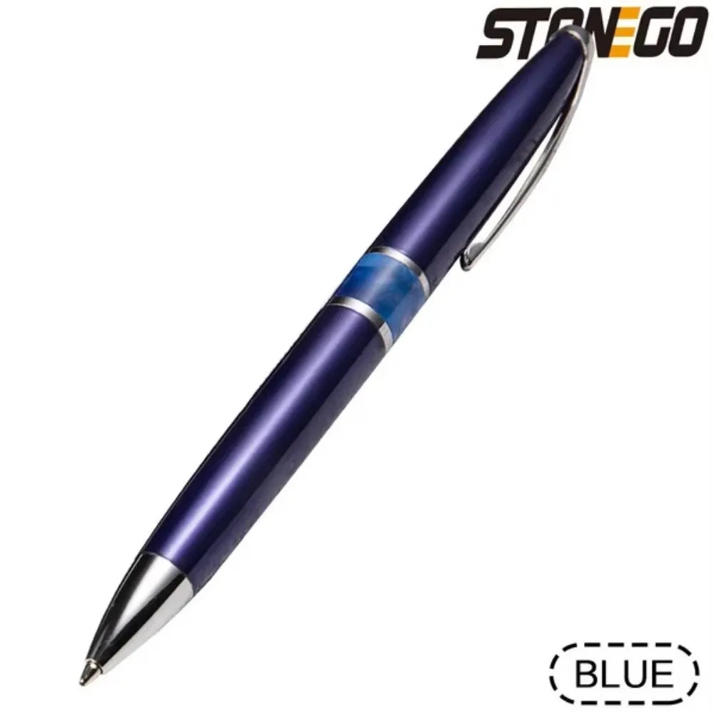 STONEGO Fashion Wallet Pen Short Paragraph Gift Travel Pocket Pen Mini Pocket Short Clip Metal RollerBall Pen Travel Pocket Pen