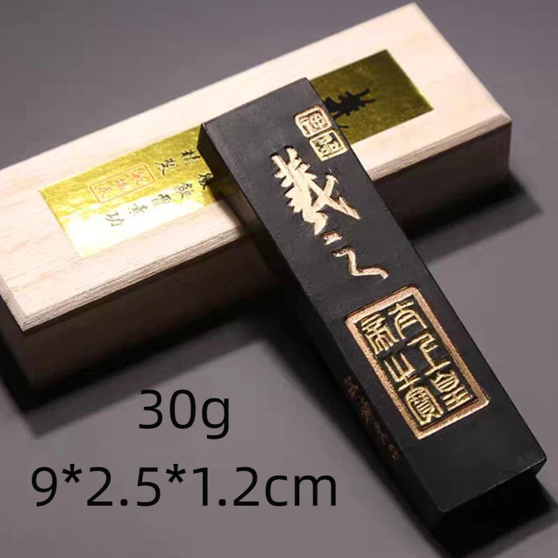 Chinese Sumi Ink Stick Solid Ink Stick Calligraphy Artist Painting Watercolor Fabric Paint Ink Block Chinese Painting Ink Stick