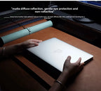 Desk Mat Waterproof PU Mouse Pad Large Mousepad Laptop Non-slip Desk Pad Keyboard Mats Mouse Mat Mouse Wrist Guard Three Pieces