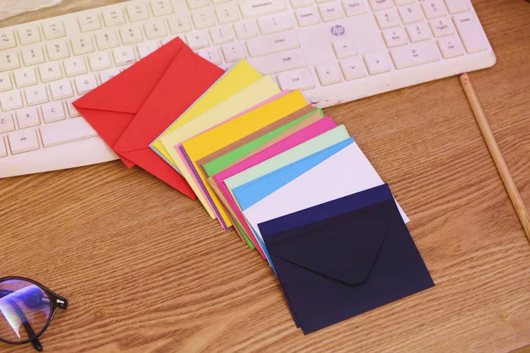 20pcs/pack 115mm * 82mm colored small envelopes, card mailing, business, wedding