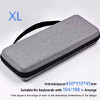1pc Professional EVA Keyboard Case, Waterproof Protective Bag for Mechanical Keyboard 61 To Full Size, Travel & Home Use
