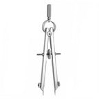 Stationery Geometry Drawing Tool Bow Divider with Lock Geometry Scribe Gauge Spring Compasses Math Compass Compass Protractor