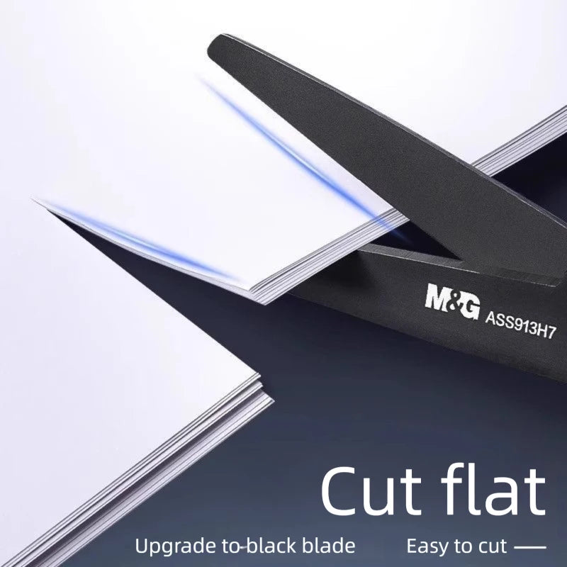 Black Blade Scissors, Sharp Multi-Color Household & Office Small Scissors, Paper Cutting Stationery for Handmade Crafts DIY