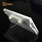 10/20/30Pcs Name Tag Blank Name Badges Acrylic Name Tag Holders 70x30mm Insert Blank Acrylic Nameplate