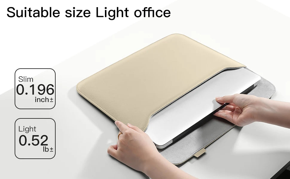 Laptop Sleeve Bag Cases For Macbook Pro Air 13.3 M4 M3 13.6 14 16 15 XiaoMi 15.6 Notebook Pouch Cover HP DELL Shell Accessories