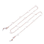 New Fashion Women Eyeglass Chain Hollow Star Pearl Beaded Sunglasses Reading Glasses Lanyard Eyewear Holder Neck Strap Rope