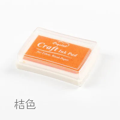 1pc 15 Colors Big Ink Pad Stamp Planner Scrapbooking Silicone Stamps Inkpad Diy Diary Greeting Card Making Supplies Inpad
