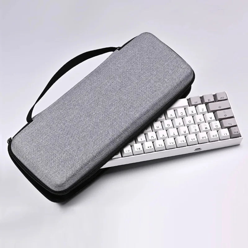 1pc Hard Shell Keyboard Case, EVA Waterproof Bag for 60% 80% 100% Keyboards, Universal Portable Protective Cover