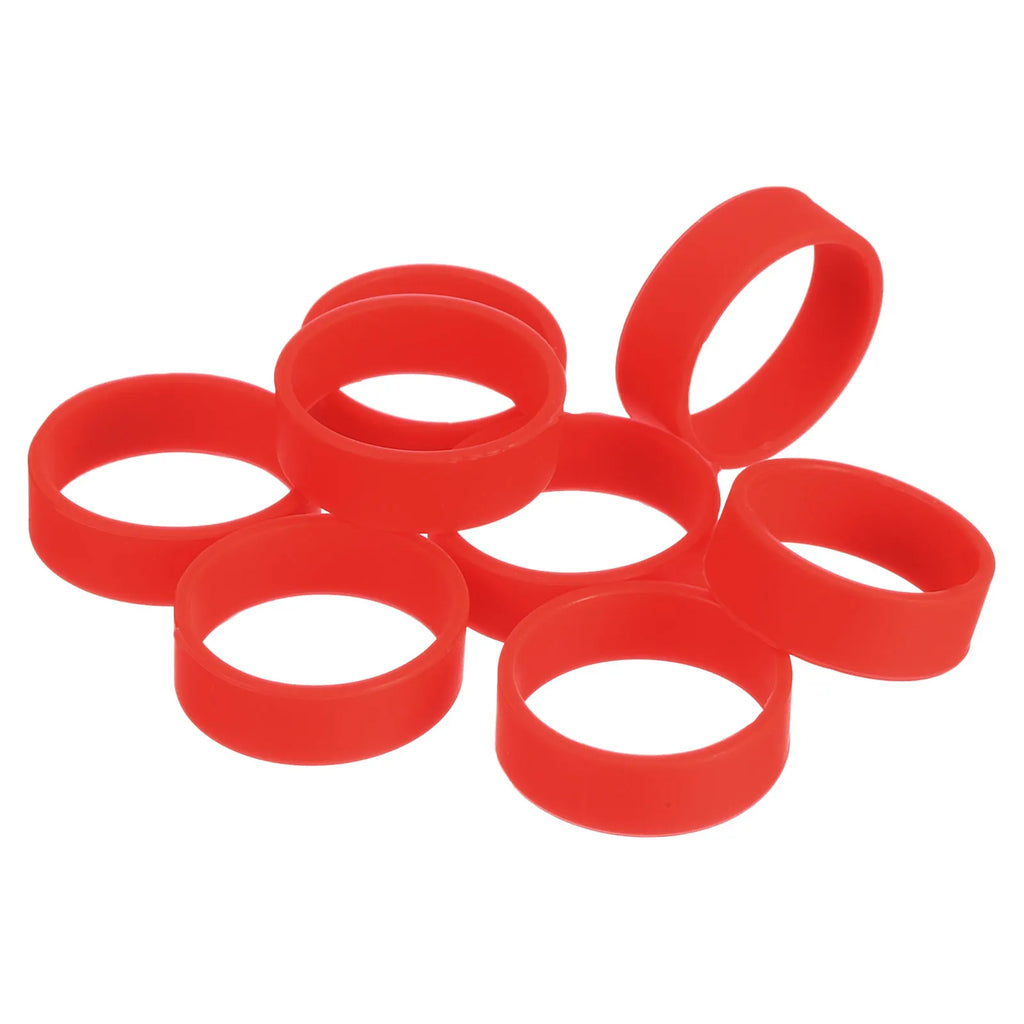 5/10/20Pcs Silicone Rubber Bands Rubber Bands Rings Cable Ties Strong Elastic Bands Non-Slip for Cord Wrapping Bag Wraps