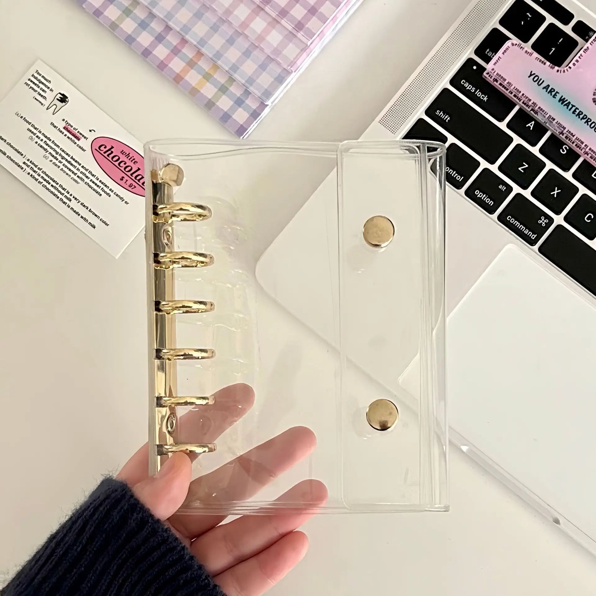 A7 Widening Colouful Notebook Refill Spiral Binder Inner Page Grid Diary Agenda PlannerSchool Stationery