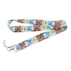 Anime Movie Lanyard Cute Cat Card Holder Neck Strap for Key ID Card Phone Straps Badge Holder Keyrings Cosplay Accessories Gifts