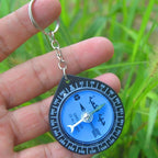 Muslim Qibla Compass Portable Outdoor Compasses For Hiking Direction Eid Pray Keychain Decor For Camping Backpacking Hiking