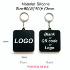 Customize Keychain Badge DIY Car Bag Personalized Logo Text,Customization Pendant Tag Keychain
