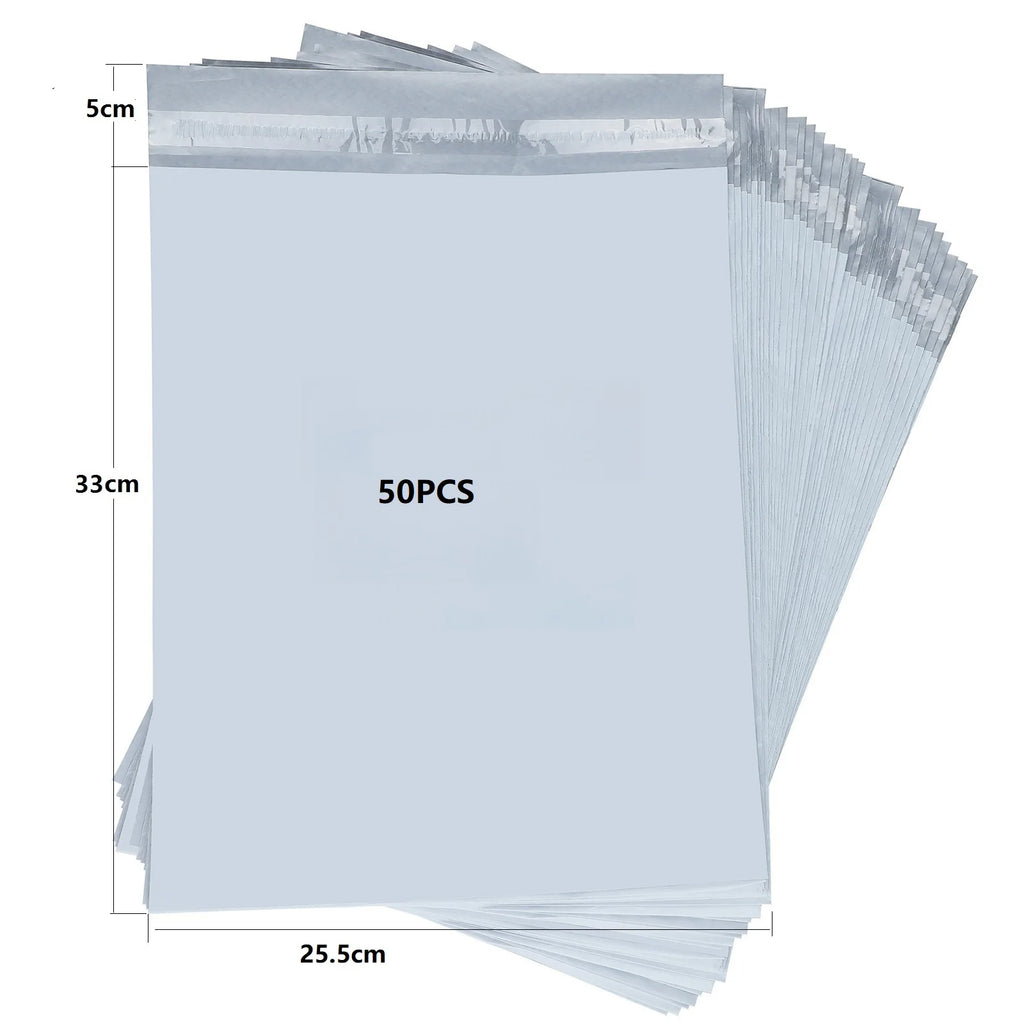 25.5*33cm Shipping Bags For Packaging Courier Bag Self Adhesive Seal White Mailing Bag Envelope Storage Bag Thicken Courier Bags