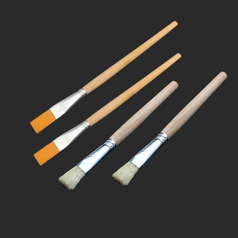 SAYTL Soft hair hard hair small brush laptop keyboard brush clean screen crevice dust cleaning BGA Solder Flux Paste brush