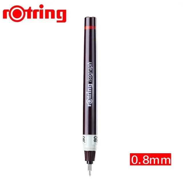 1pc rOtring Isograph Needle Pen 0.1-0.8mm Repeated replacement nib Addable Ink hook line pen Hand-painted/ Drawing Pen