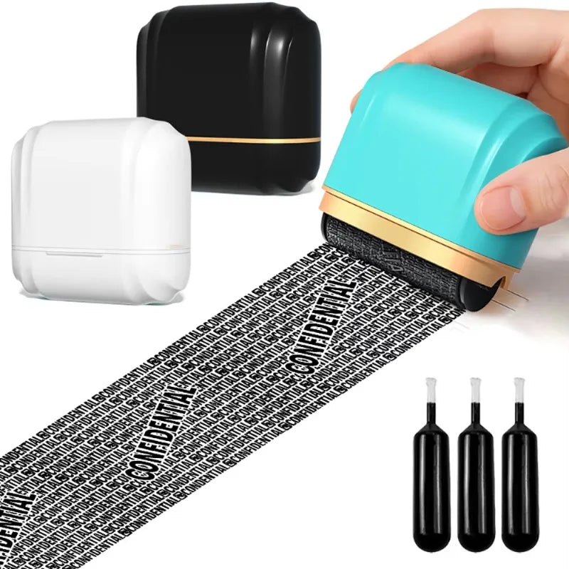 Rolling Privacy Seal Stamp Identity Theft Protection Security Garbled Code ID Guard for Express Delivery Cover
