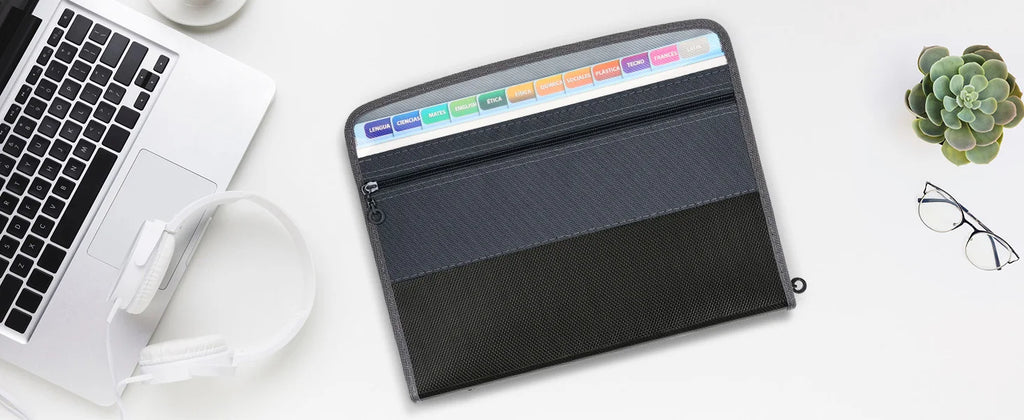 Kobest Expanding File Organizer 13 Pocket Accordion A4 Document Ziper Folder Bag Hot Style