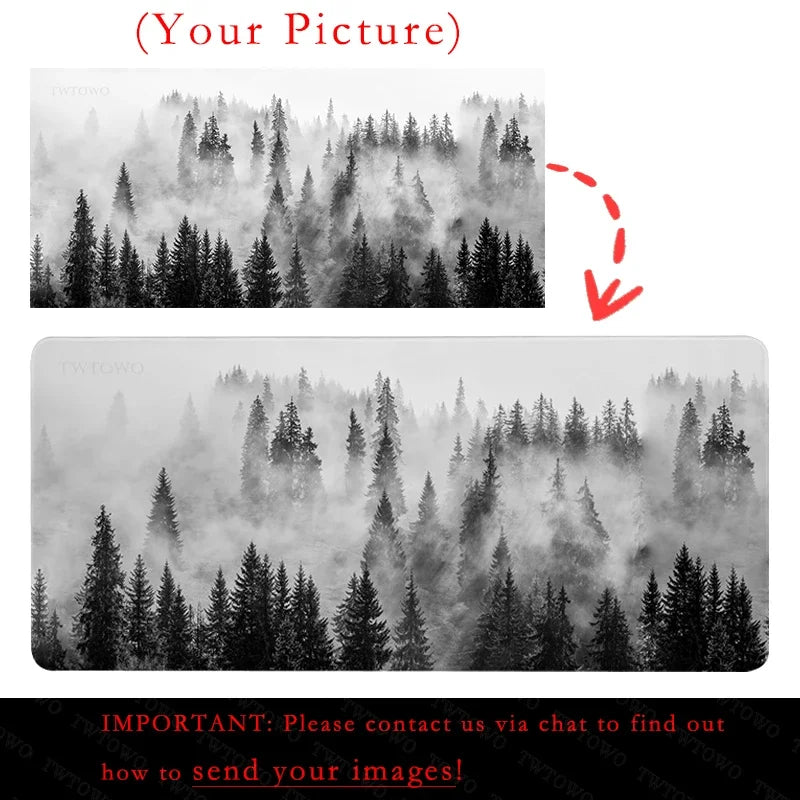 Customize Mouse Pad Gaming XL Large Home DIY Mousepad XXL Desk Mats Soft Office Non-Slip Natural Rubber PC Table Mat
