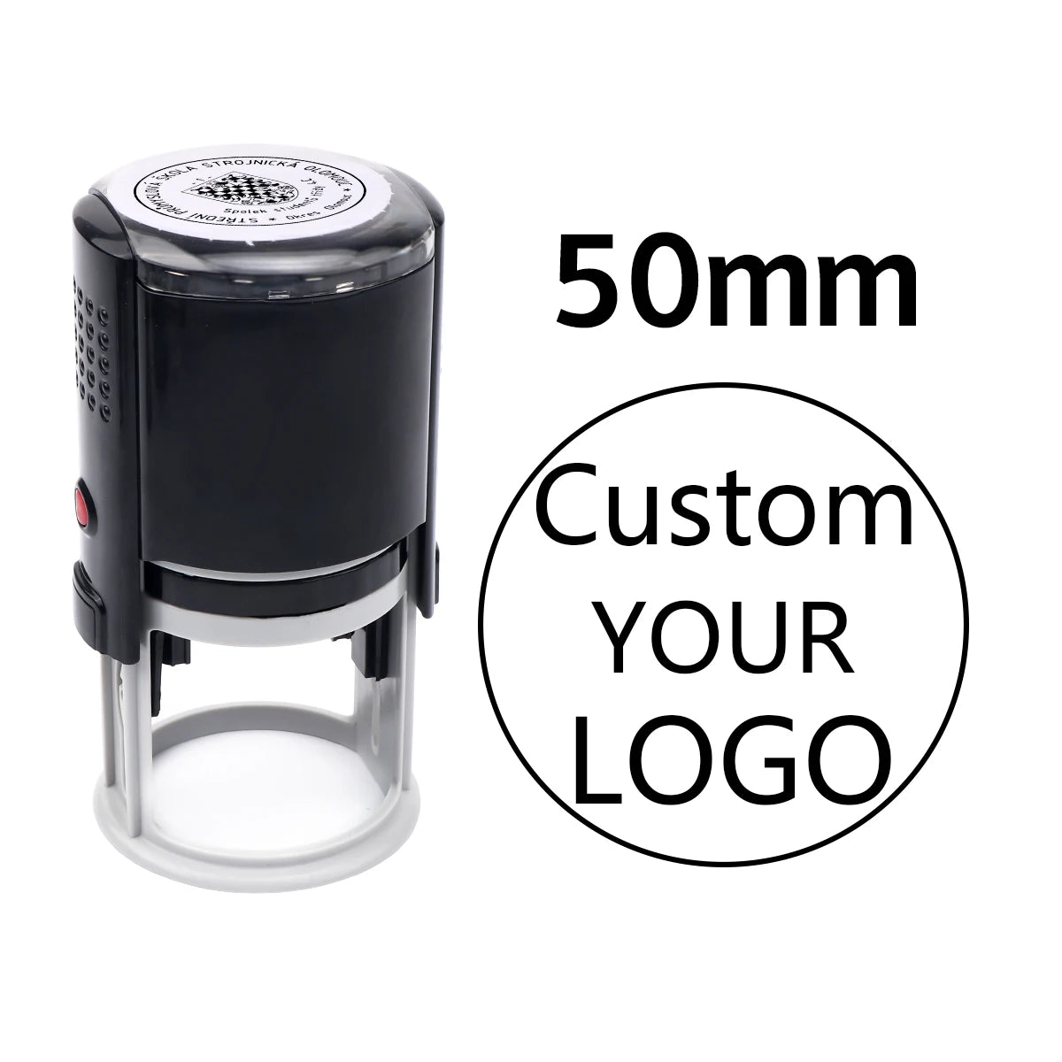 Custom Self-Inking Stamp With Your Own Logo,Photosensitive Ink / Rubber Stamp,Personalize Your Logo Multiple Ink Color Option