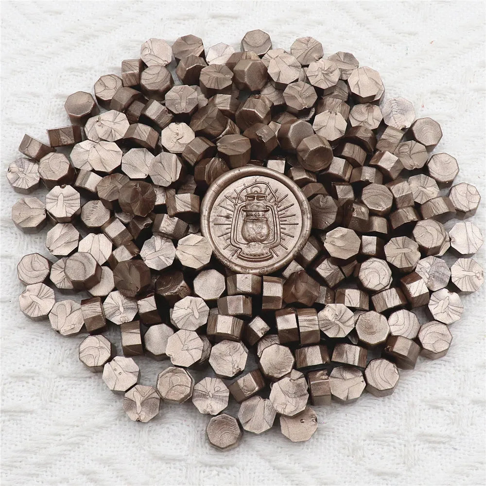200pcs Octagon Sealing  Wax Beads for Wax Seal Stamp for Scrapbooking Cards Envelopes Wedding Invitations Gift Packaging
