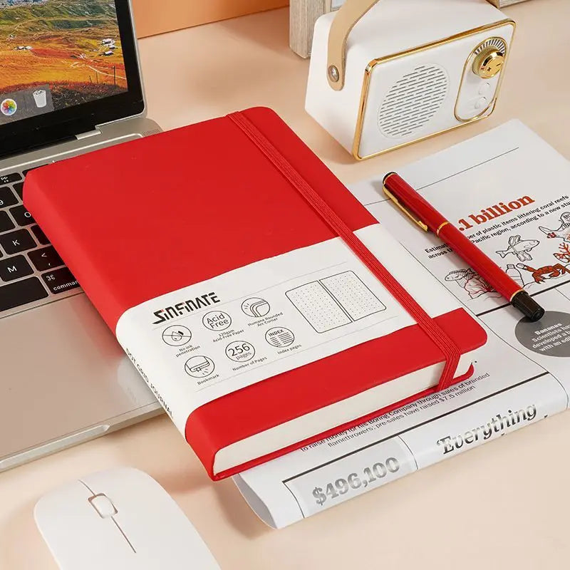 Cuaderno A5 Dotted Notebook Bullet Hardcover Diary 120gsm Journal Creative Trend Portable Solid Color 4 Color Dot Grid Notebooks