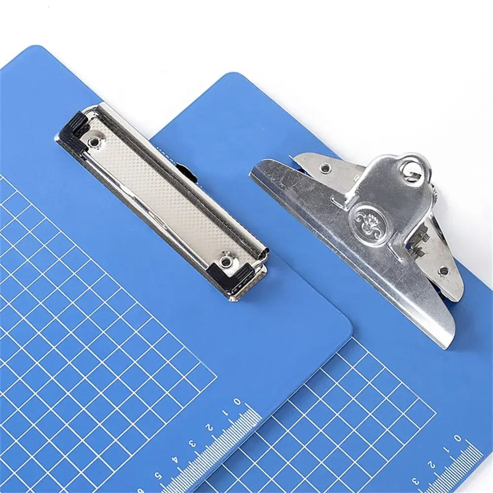 A4 / A5 Splint Density Board Writing Board Metal Aluminum Folder Clip File Plastic Menu Bill Folder Office Stationery
