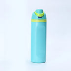 480/710ml Thermos Cup 304 Stainless Steel Straw/Direct Drinking Water Bottle One-touch Open Vacuum Mug for Outdoor,Car,Daily Use
