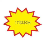 Burst Sign With Mid Flap Shelf Data Channel Pvc Star Pricecard Split Bursts Price Tag Card Pop Advertising Promotion Ticket