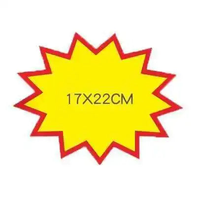 Burst Sign With Mid Flap Shelf Data Channel Pvc Star Pricecard Split Bursts Price Tag Card Pop Advertising Promotion Ticket