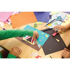 P103031 Colored Craft Construction Paper, 10 Basic Colors, Total 50 Pages