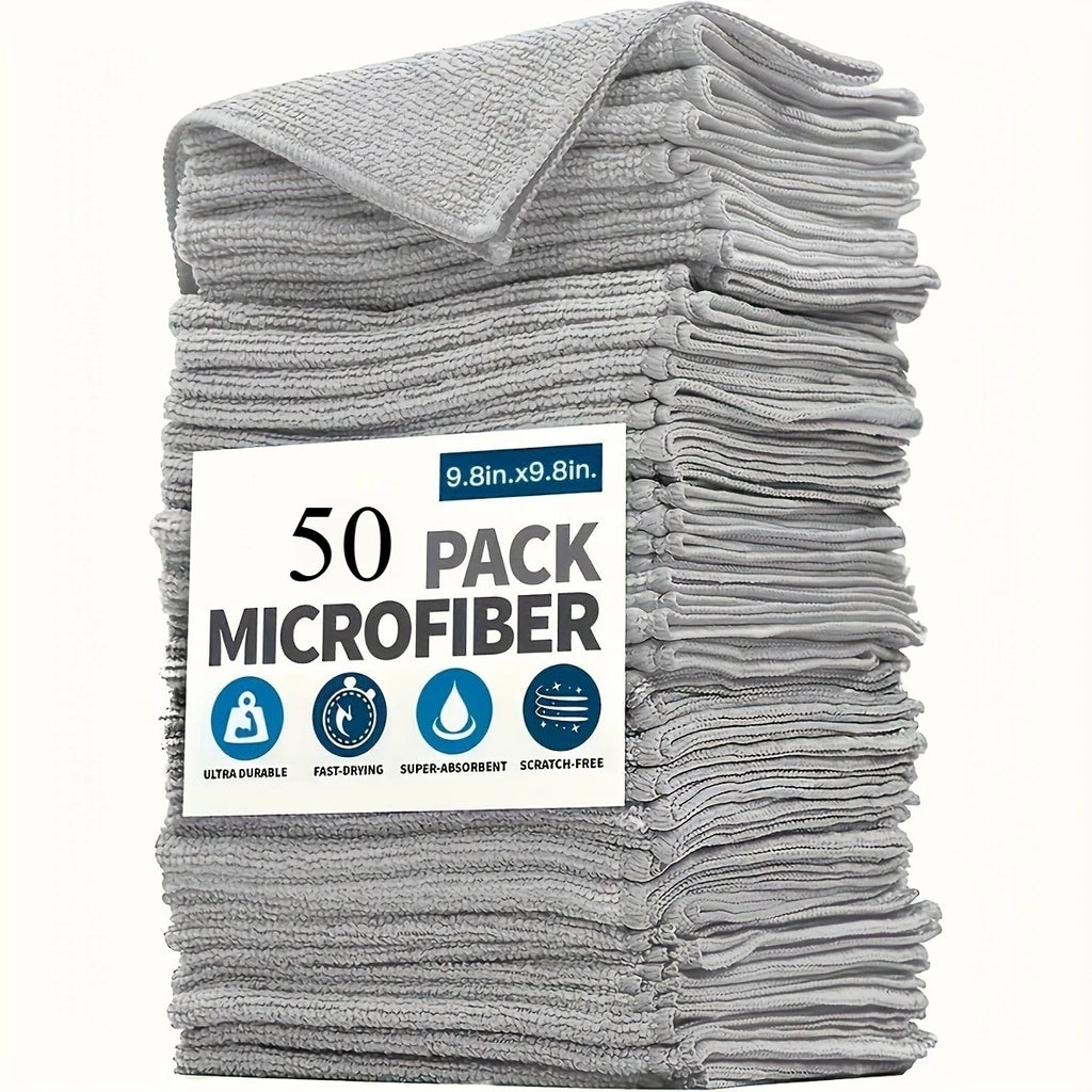 Thicken Microfiber Cleaning Cloths Lint Free Microfiber Cleaning Towel Cloths Reusable Cleaning Towels Absorbent for Car Window