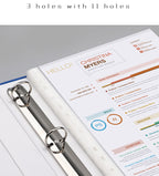 2/3 Hole A4 Ring Binder File Folder Document Storage Thickened Large-capacity A4 File Folders Display Book
